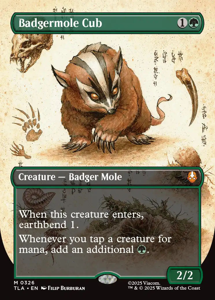 [Foil] TLA 326 Badgermole Cub (0326 - Borderless) M