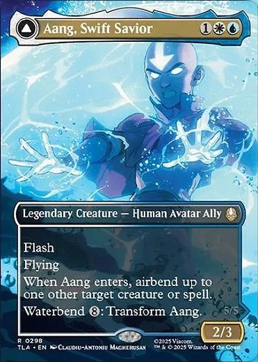 [Foil] TLA 298 Aang, Swift Savior (0298 - Borderless) R