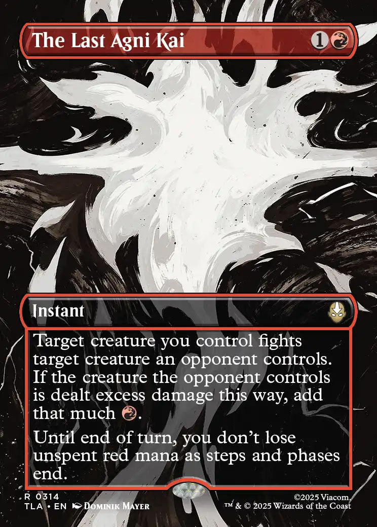 [Foil] TLA 314 The Last Agni Kai (0314 - Borderless) R