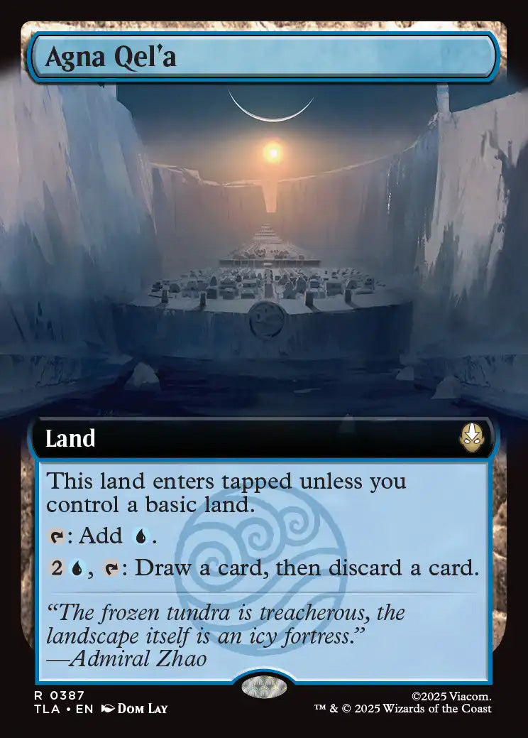 [Foil] TLA 387 Agna Qel'a (0387 - Extended Art) R