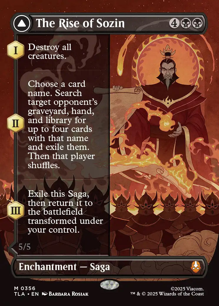 [Foil] TLA 356 The Rise of Sozin (0356 - Borderless) M