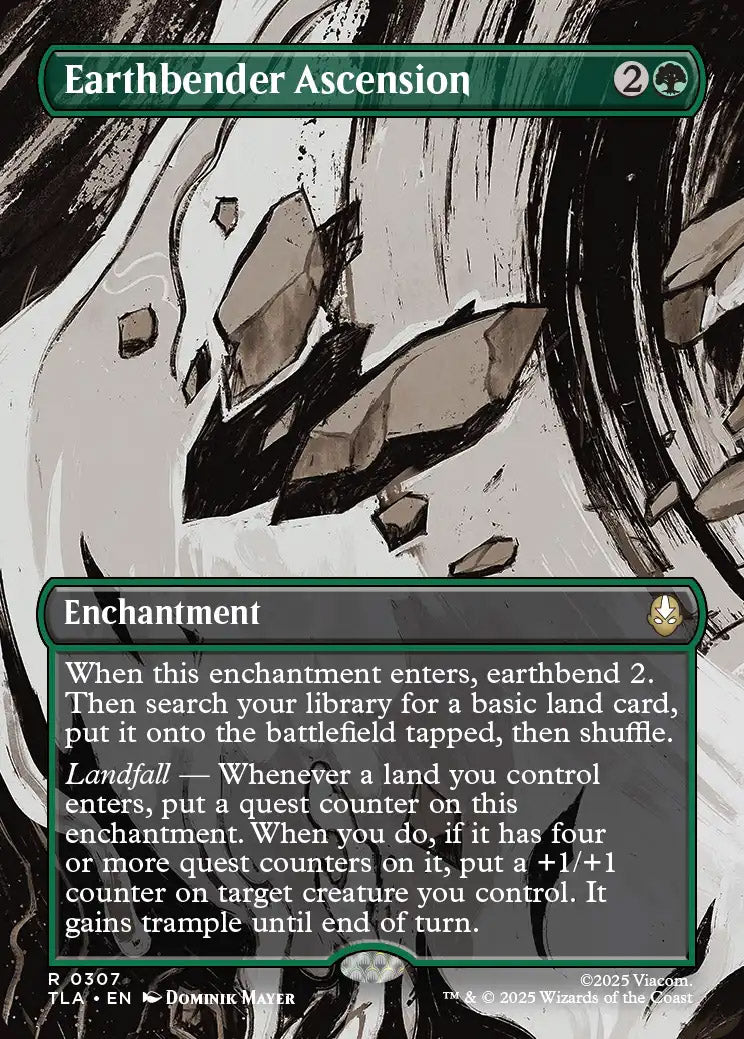 [Foil] TLA 307 Earthbender Ascension (0307 - Borderless) R