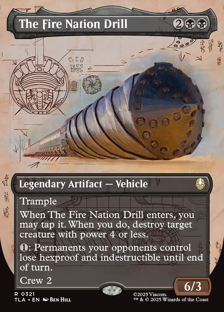 [Foil] TLA 321 The Fire Nation Drill (0321 - Borderless) R