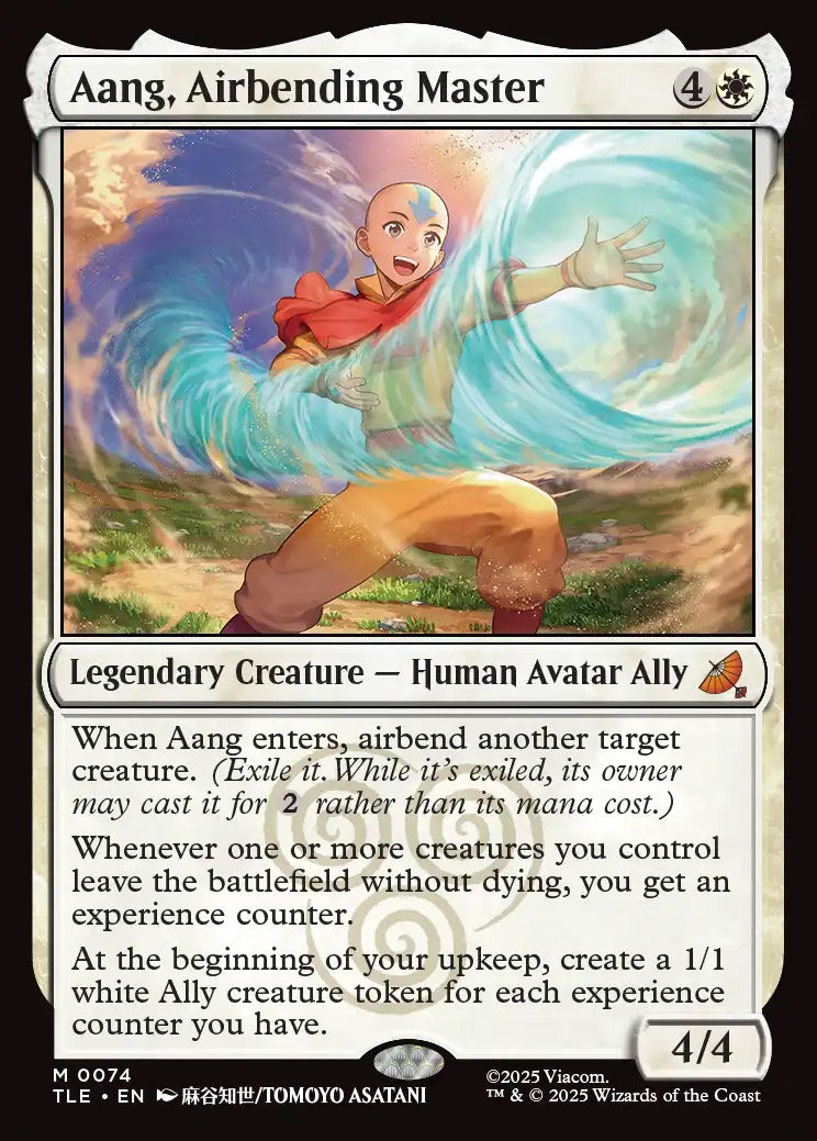 [Foil] TLE 074 Aang, Airbending Master M