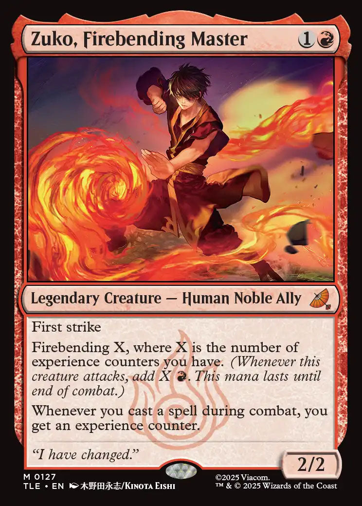 [Foil] TLE 127 Zuko, Firebending Master M