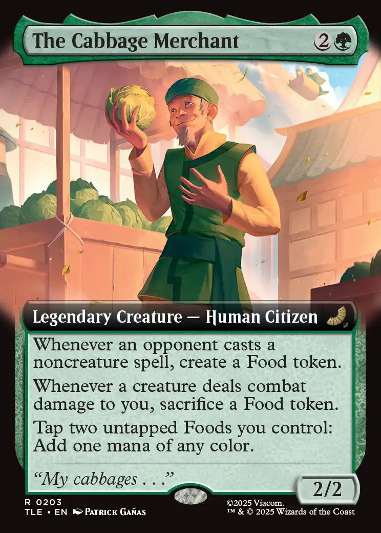 [Foil] TLE 203 The Cabbage Merchant (0203 - Extended Art) R