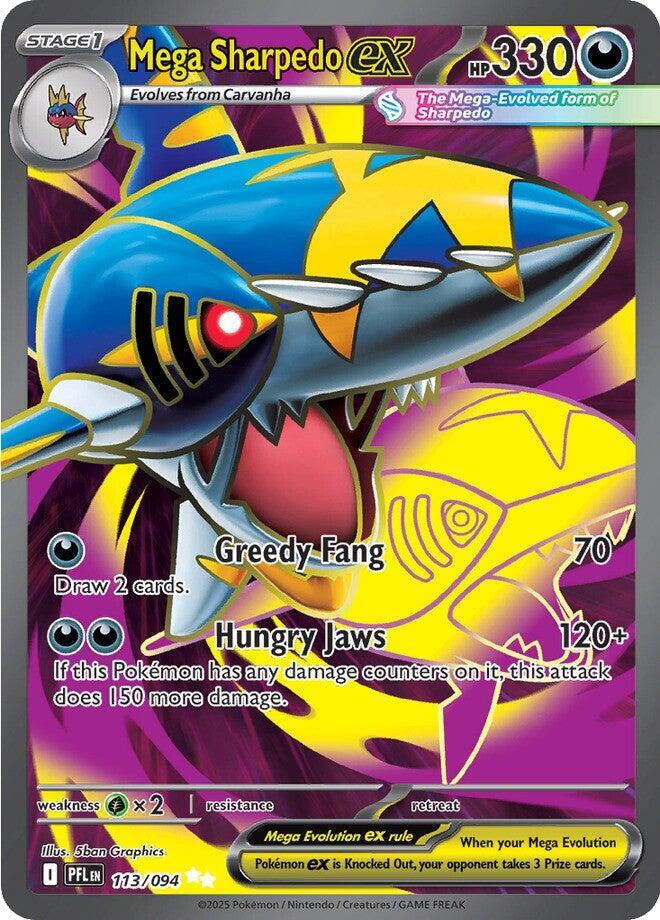 PFL 113/094 Mega Sharpedo ex SR