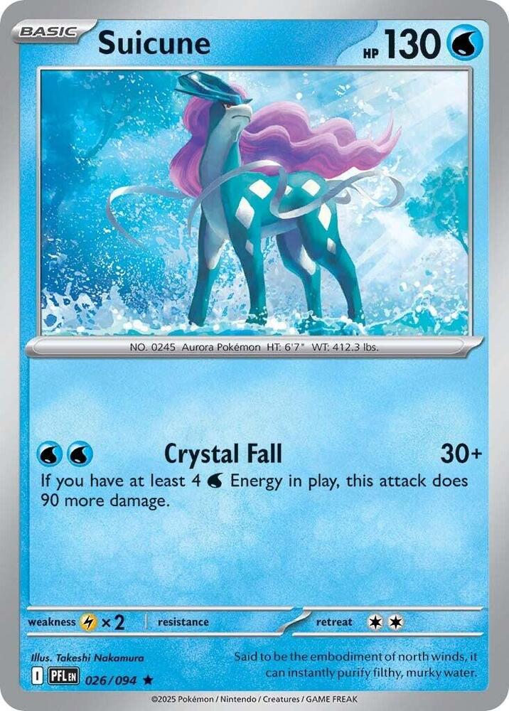 [Reverse Holo] PFL 026/094 Suicune R
