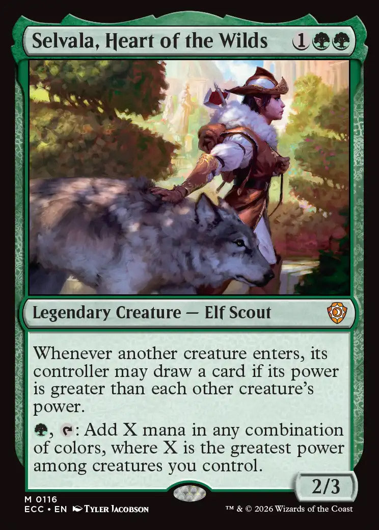 ECC 116 Selvala, Heart of the Wilds M