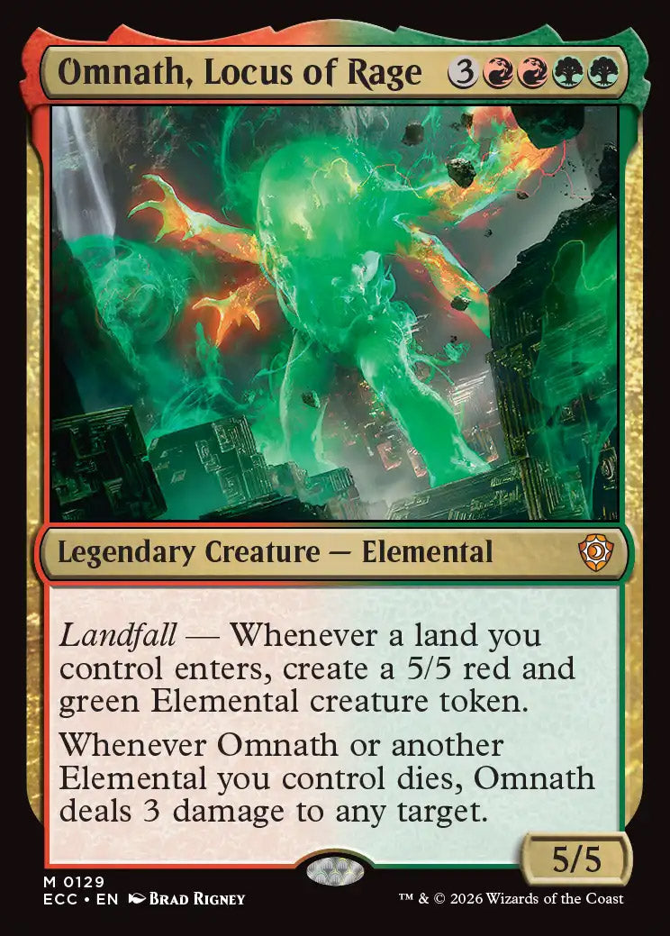 ECC 129 Omnath, Locus of Rage M