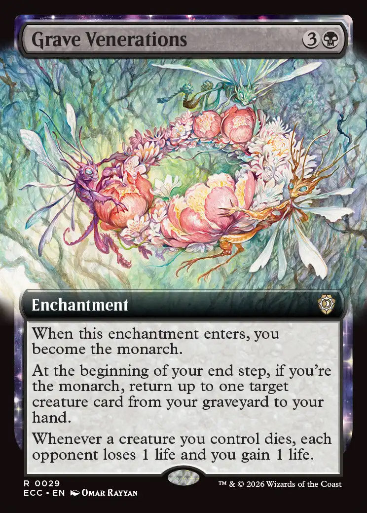 ECC 029 Grave Venerations (0029 - Extended Art) R