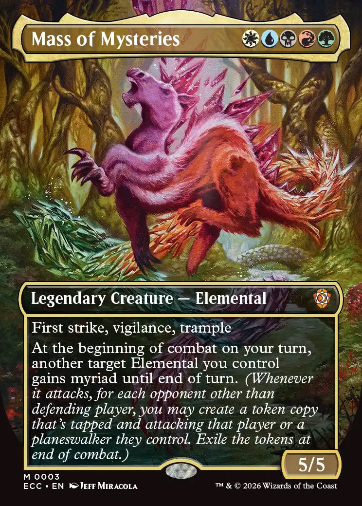 ECC 003 Mass of Mysteries (0003 - Borderless) M