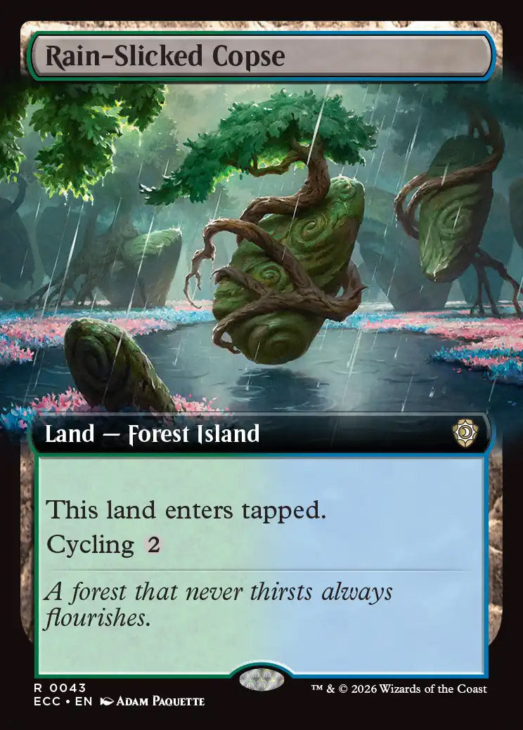 ECC 043 Rain-Slicked Copse (0043 - Extended Art) R