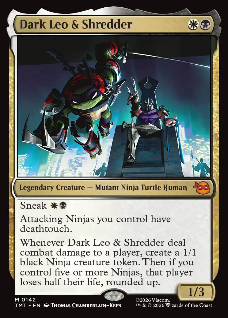 TMT 142 Dark Leo & Shredder M