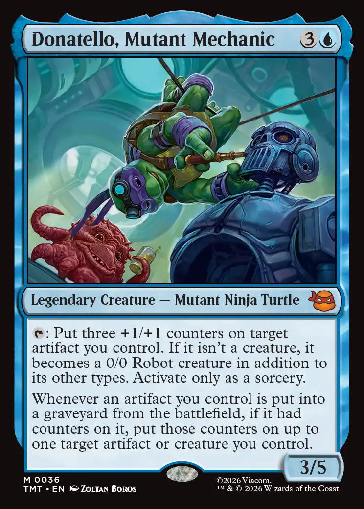 TMT 036 Donatello, Mutant Mechanic M