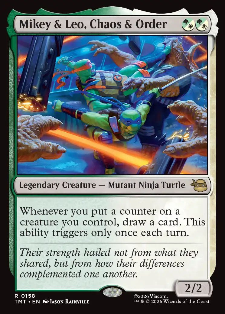 TMT 158 Mikey & Leo, Chaos & Order R