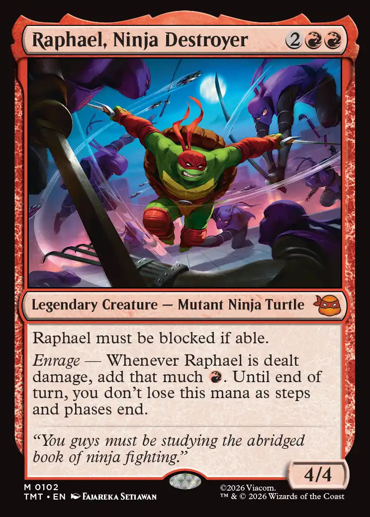 TMT 102 Raphael, Ninja Destroyer M