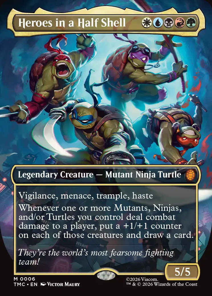 TMC 006 Heroes in a Half Shell (0006 - Borderless) M