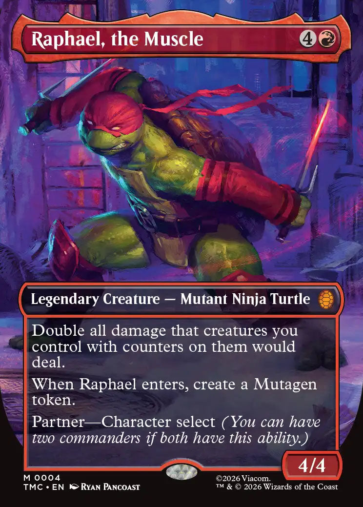 TMC 004 Raphael, the Muscle (0004 - Borderless) M