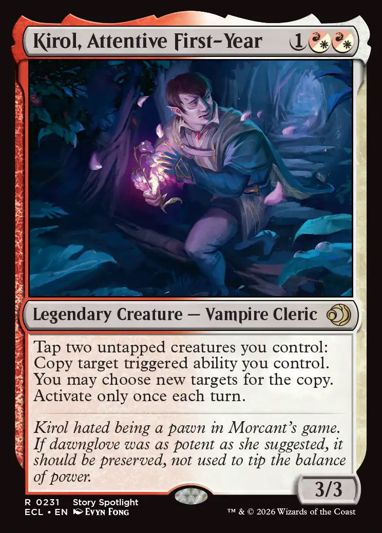 [Foil] ECL 231 Kirol, Attentive First-Year R