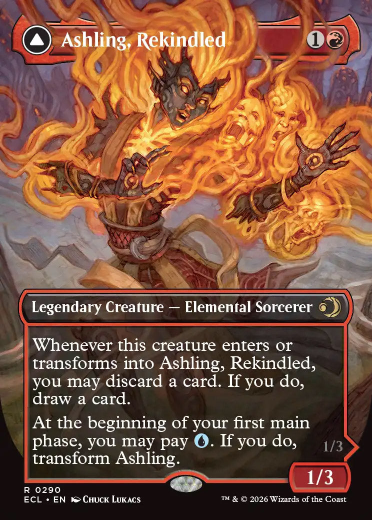 [Foil] ECL 290 Ashling, Rekindled (0290 - Borderless) R