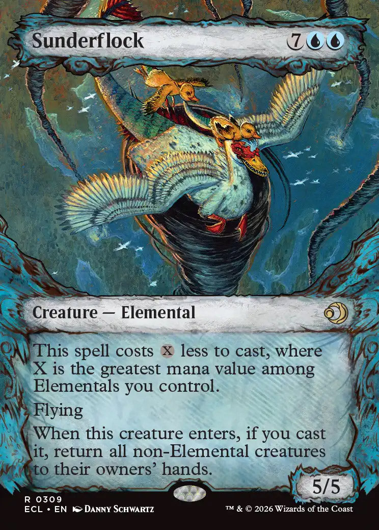 [Foil] ECL 309 Sunderflock (0309 - Showcase) R