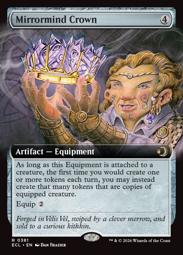 [Foil] ECL 381 Mirrormind Crown (0381 - Extended Art) R