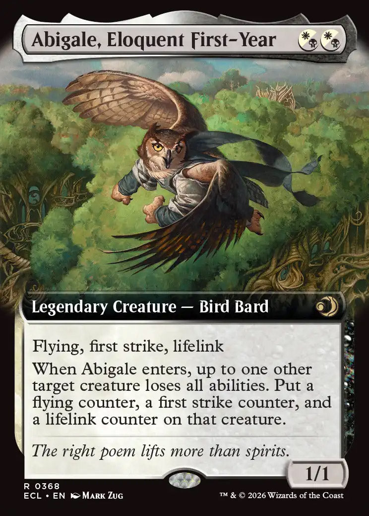 [Foil] ECL 368 Abigale, Eloquent First-Year (0368 - Extended Art) R