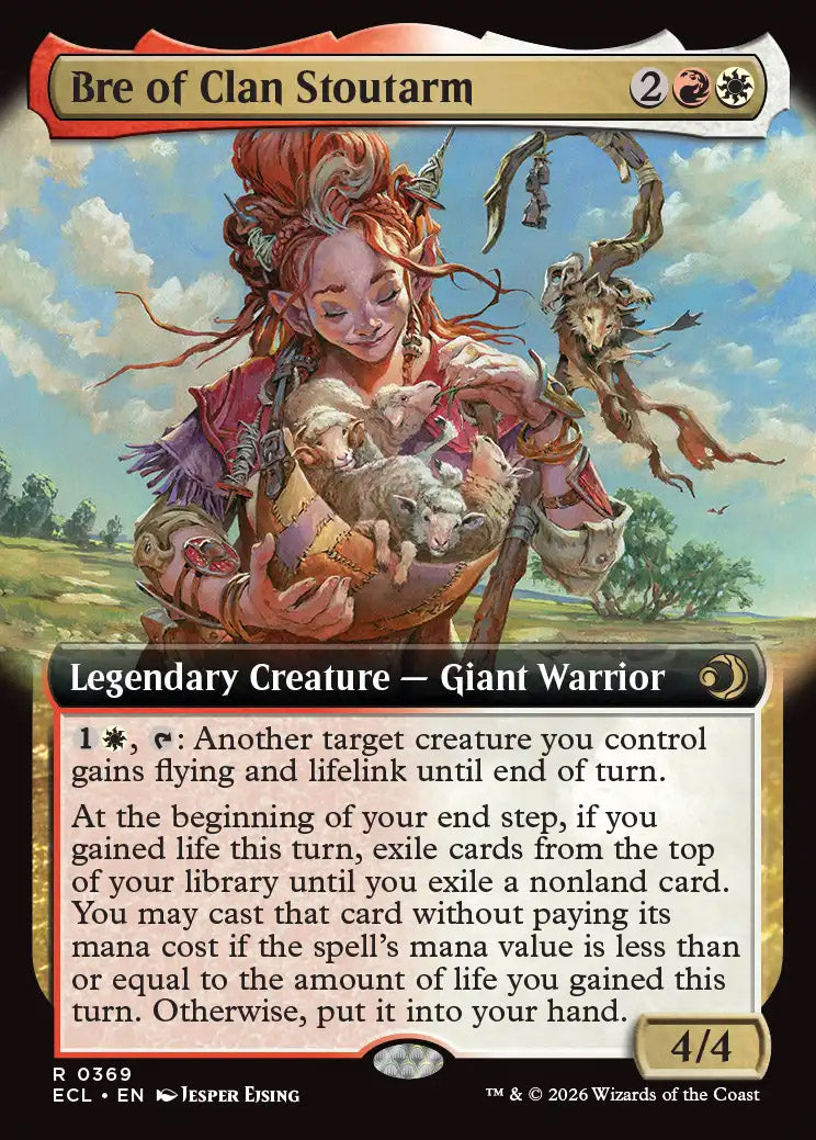 [Foil] ECL 369 Bre of Clan Stoutarm (0369 - Extended Art) R