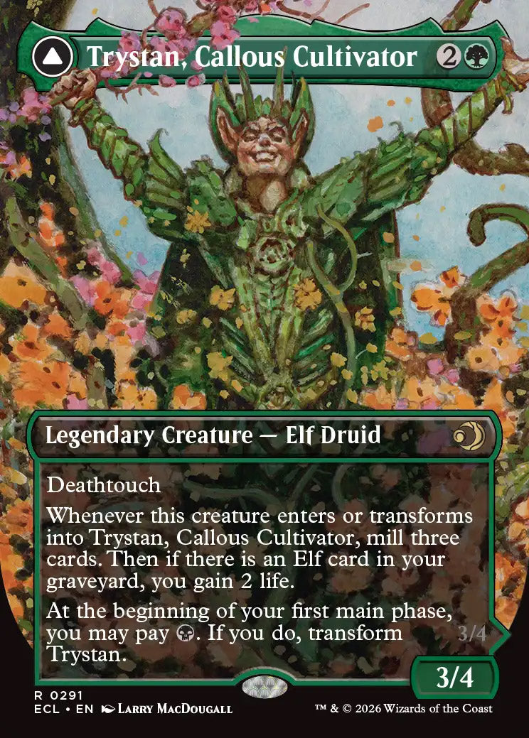 [Foil] ECL 291 Trystan, Callous Cultivator (0291 - Borderless) R