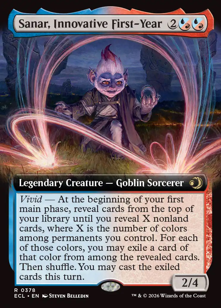 [Foil] ECL 378 Sanar, Innovative First-Year (0378 - Extended Art) R