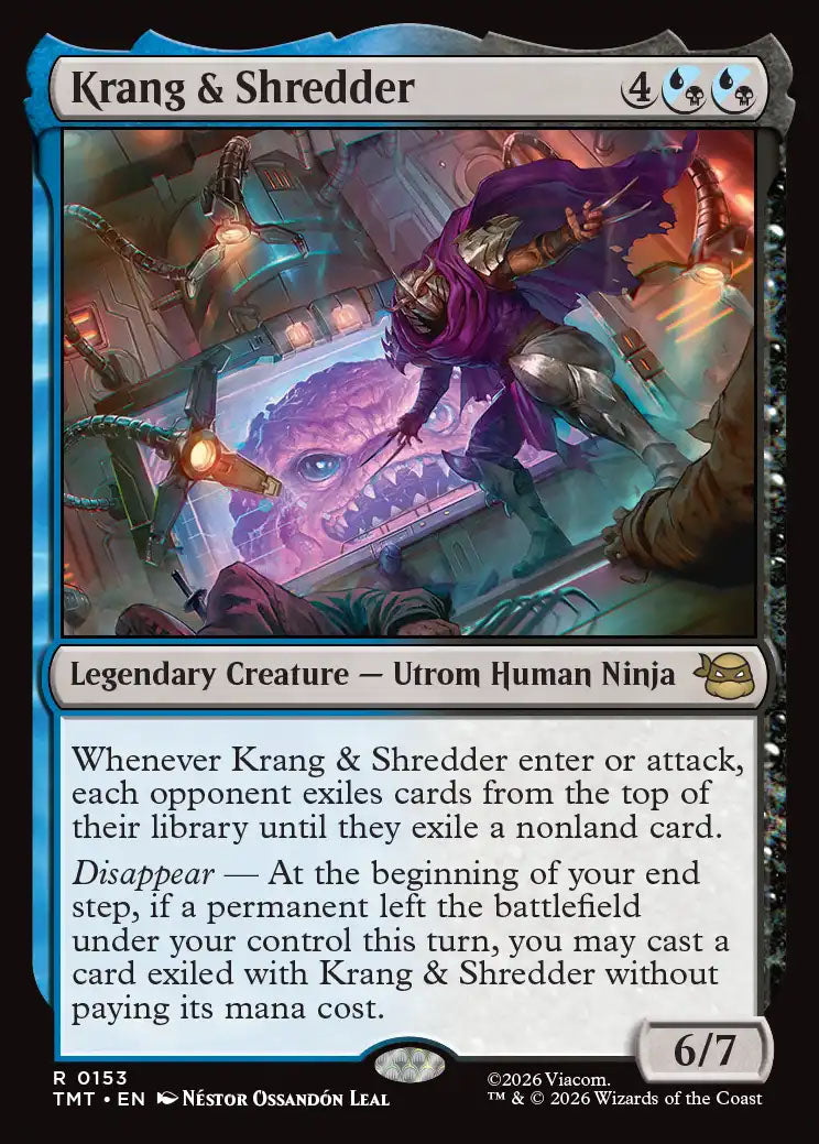 [Foil] TMT 153 Krang & Shredder R
