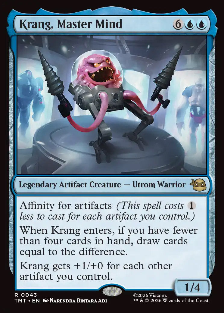 [Foil] TMT 043 Krang, Master Mind R
