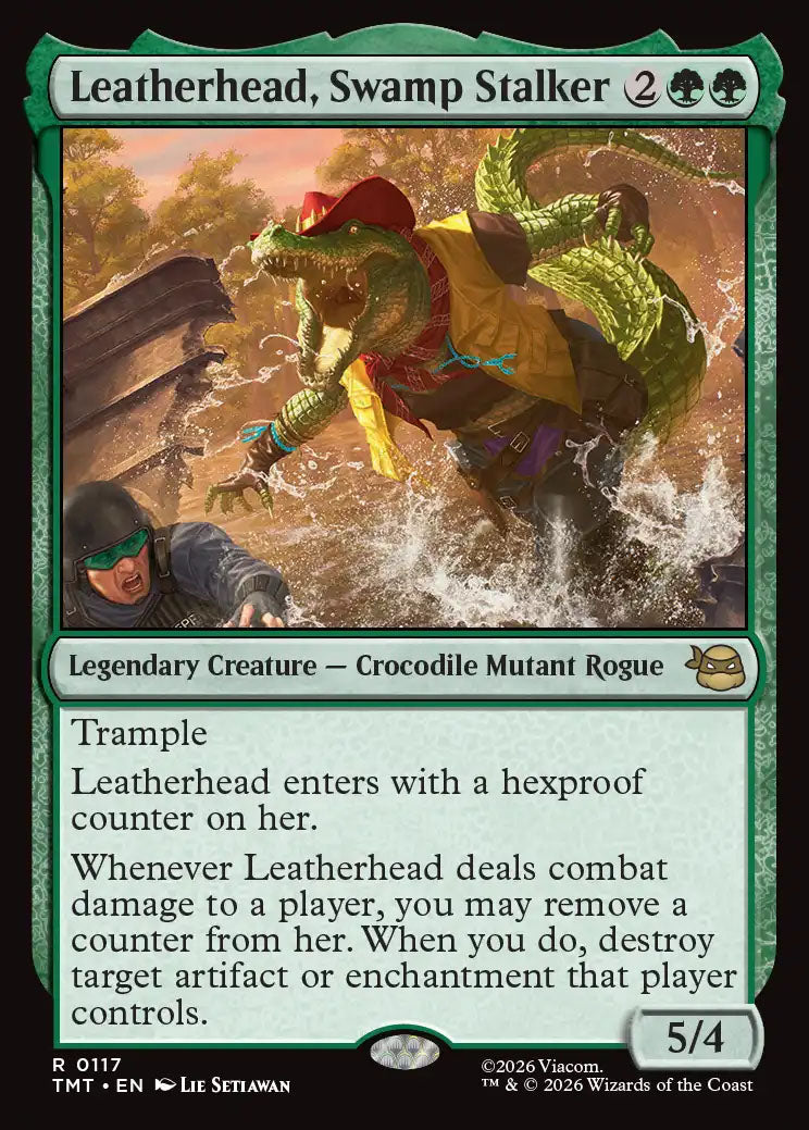 [Foil] TMT 117 Leatherhead, Swamp Stalker R