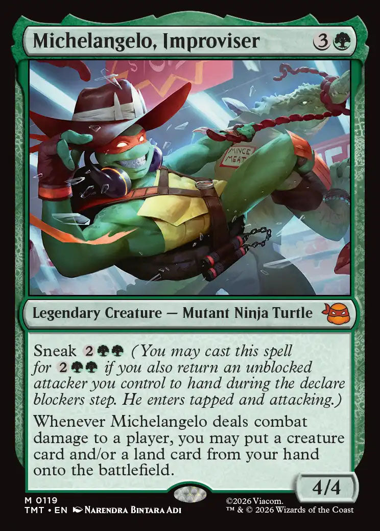 [Foil] TMT 119 Michelangelo, Improviser M