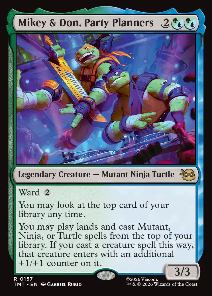 [Foil] TMT 157 Mikey & Don, Party Planners R