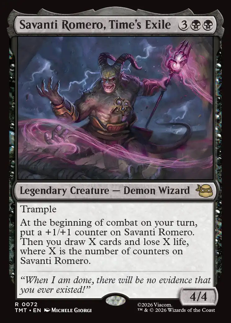[Foil] TMT 072 Savanti Romero, Time's Exile R