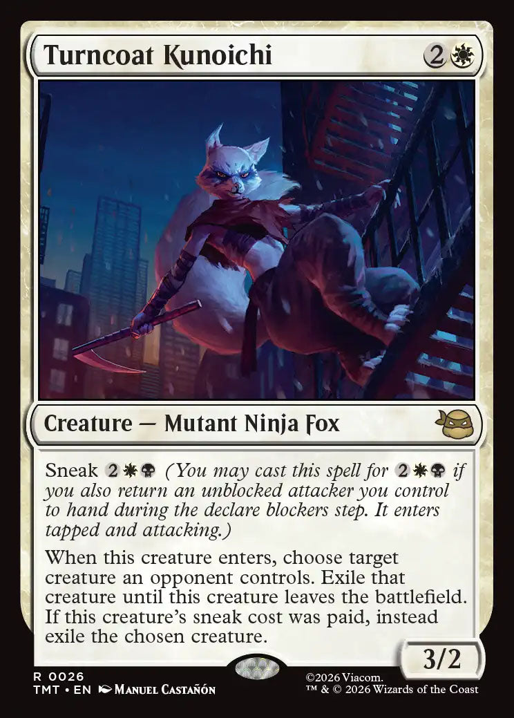 [Foil] TMT 026 Turncoat Kunoichi R