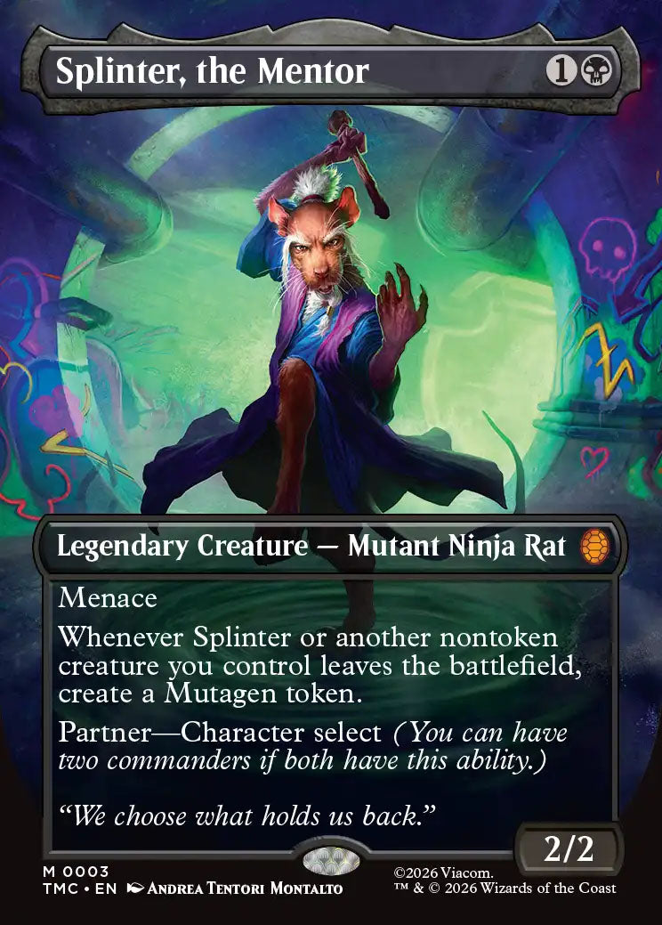 [Foil] TMC 003 Splinter, the Mentor (0003 - Borderless) M