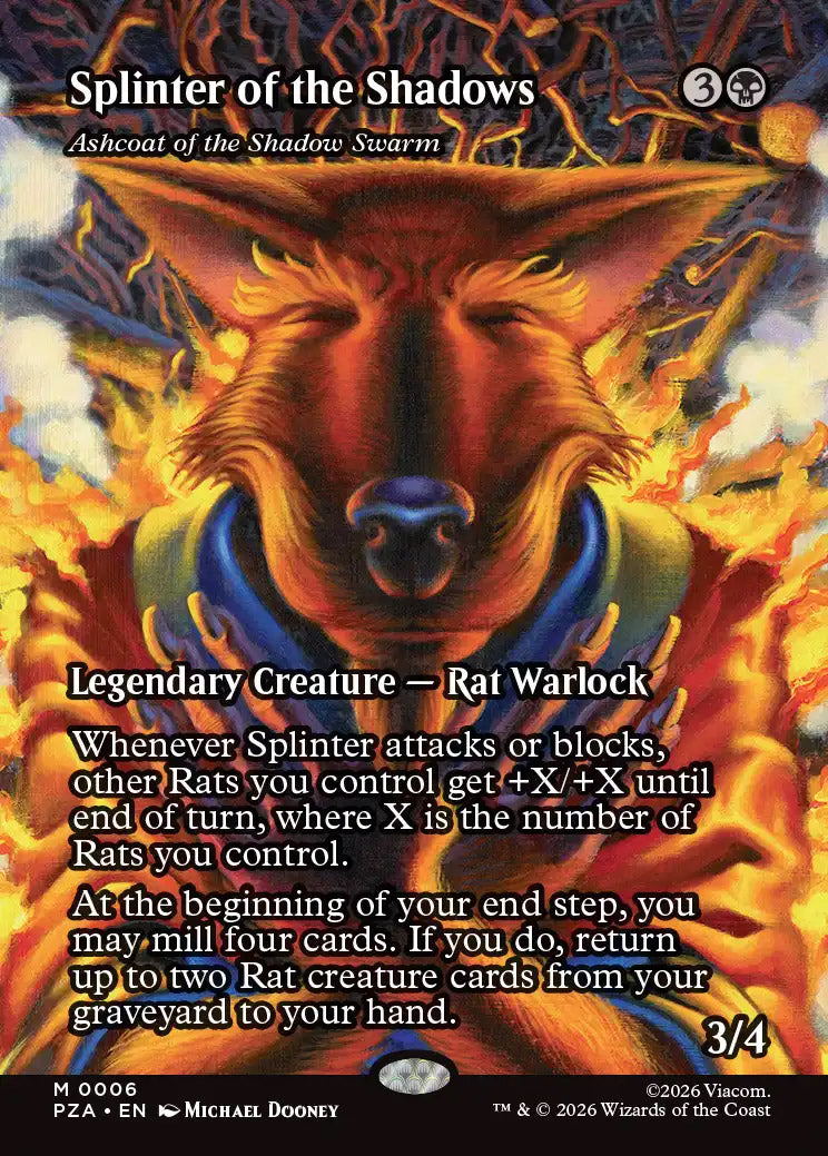 PZA 006 Ashcoat of the Shadow Swarm (Splinter of the Shadows) M