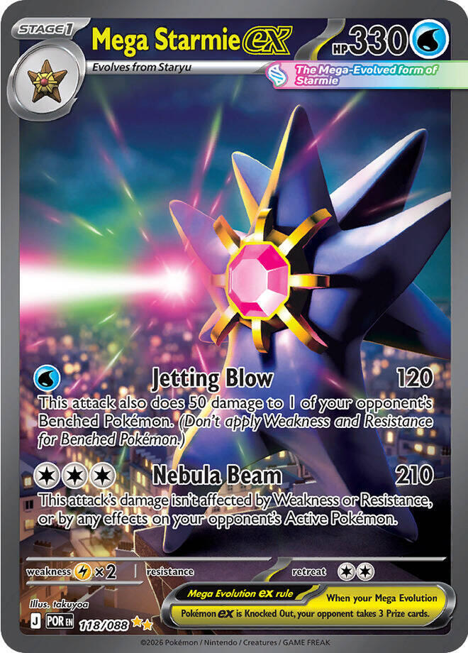 POR 118/088 Mega Starmie ex SIR