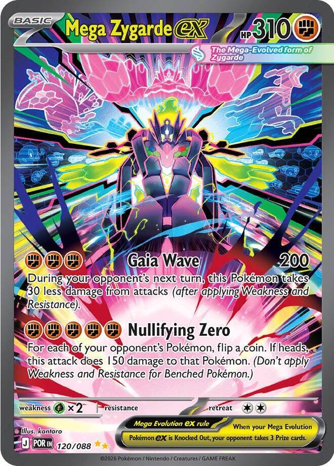 POR 120/088 Mega Zygarde ex SIR
