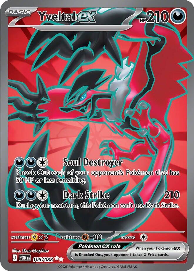 POR 105/088 Yveltal ex SR