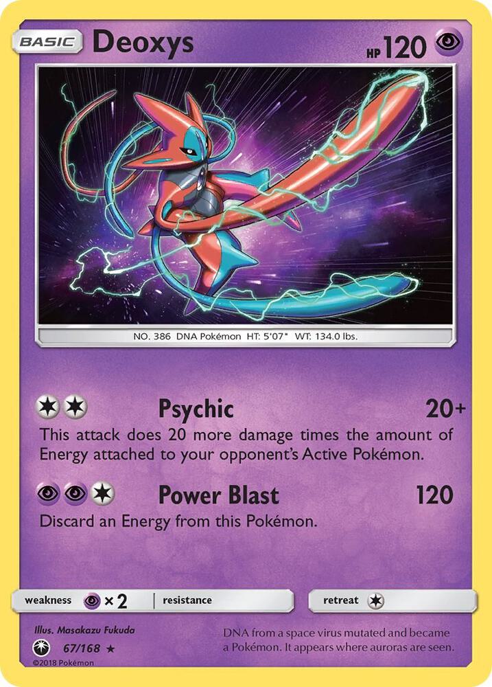 [Reverse Holo] CES 67/168 Deoxys RH