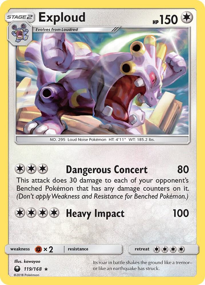 [Reverse Holo] CES 119/168 Exploud R
