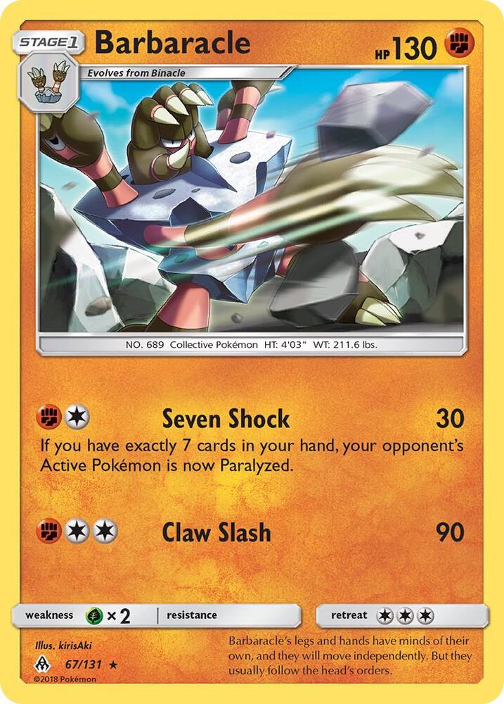 [Reverse Holo] FLI 67/131 Barbaracle R