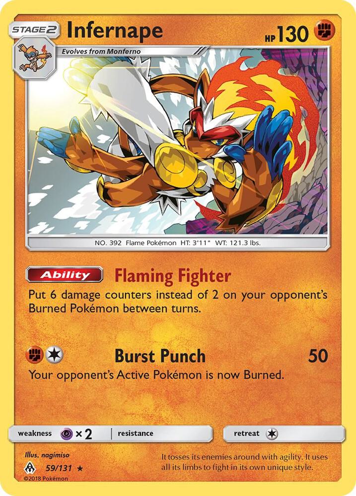 [Reverse Holo] FLI 59/131 Infernape RH