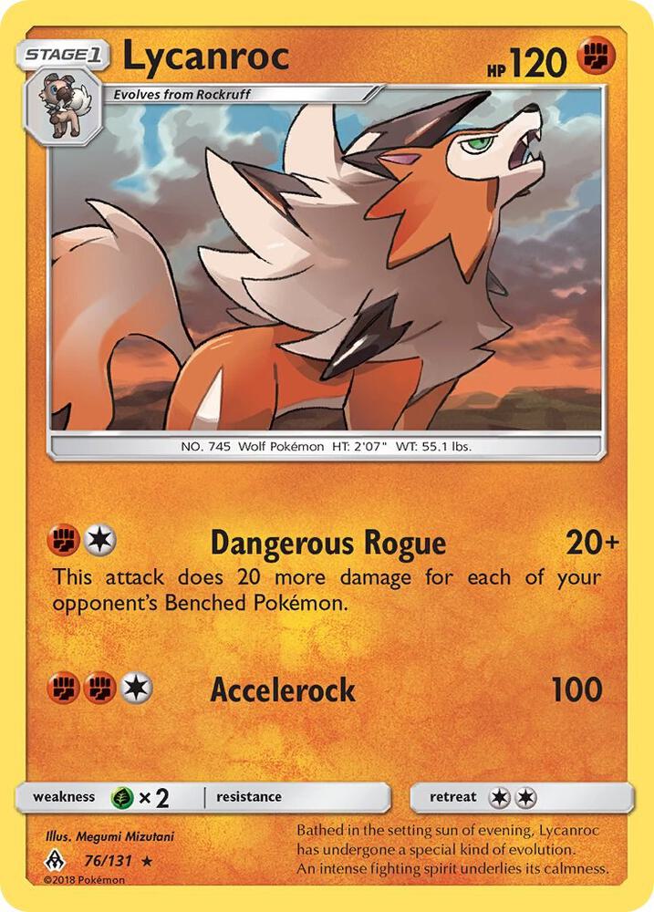 [Reverse Holo] FLI 76/131 Lycanroc R