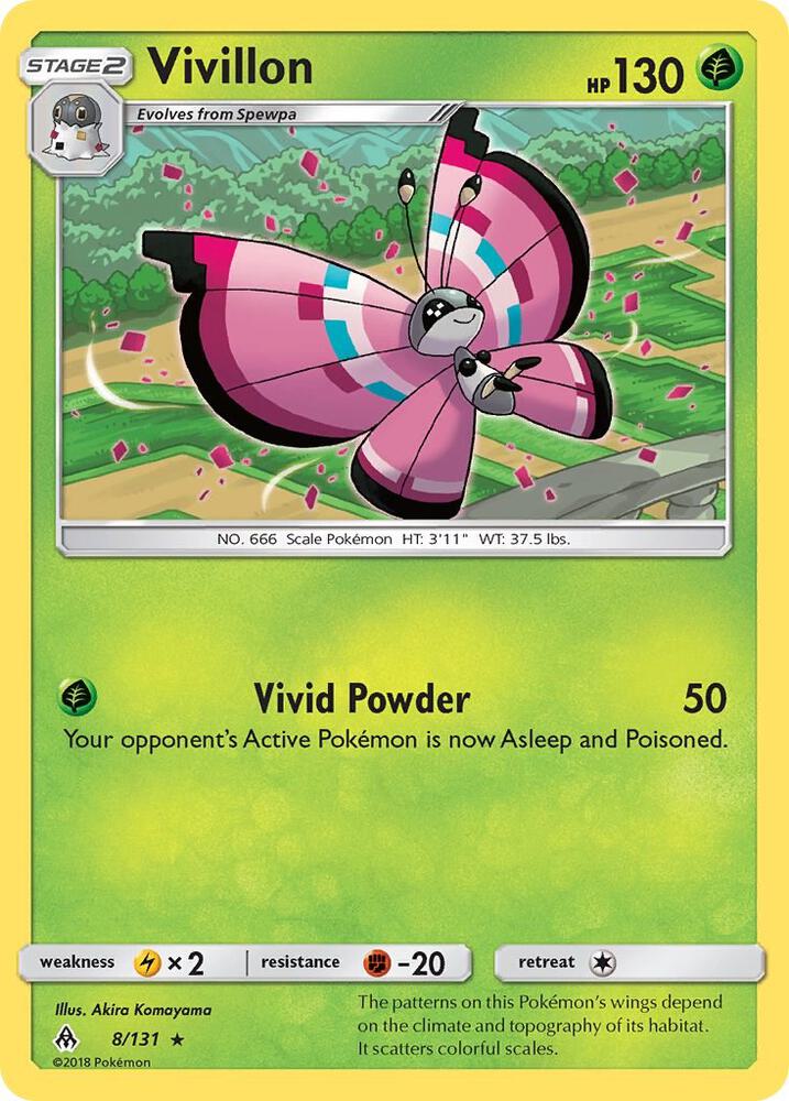 [Reverse Holo] FLI 8/131 Vivillon R