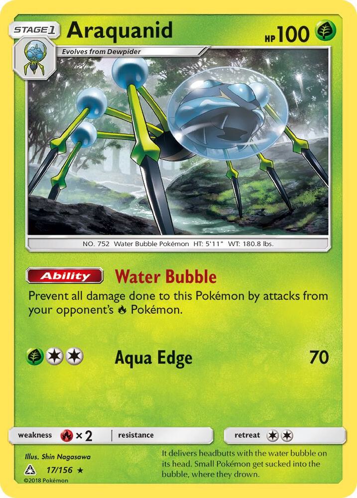[Reverse Holo] UPR 17/156 Araquanid R